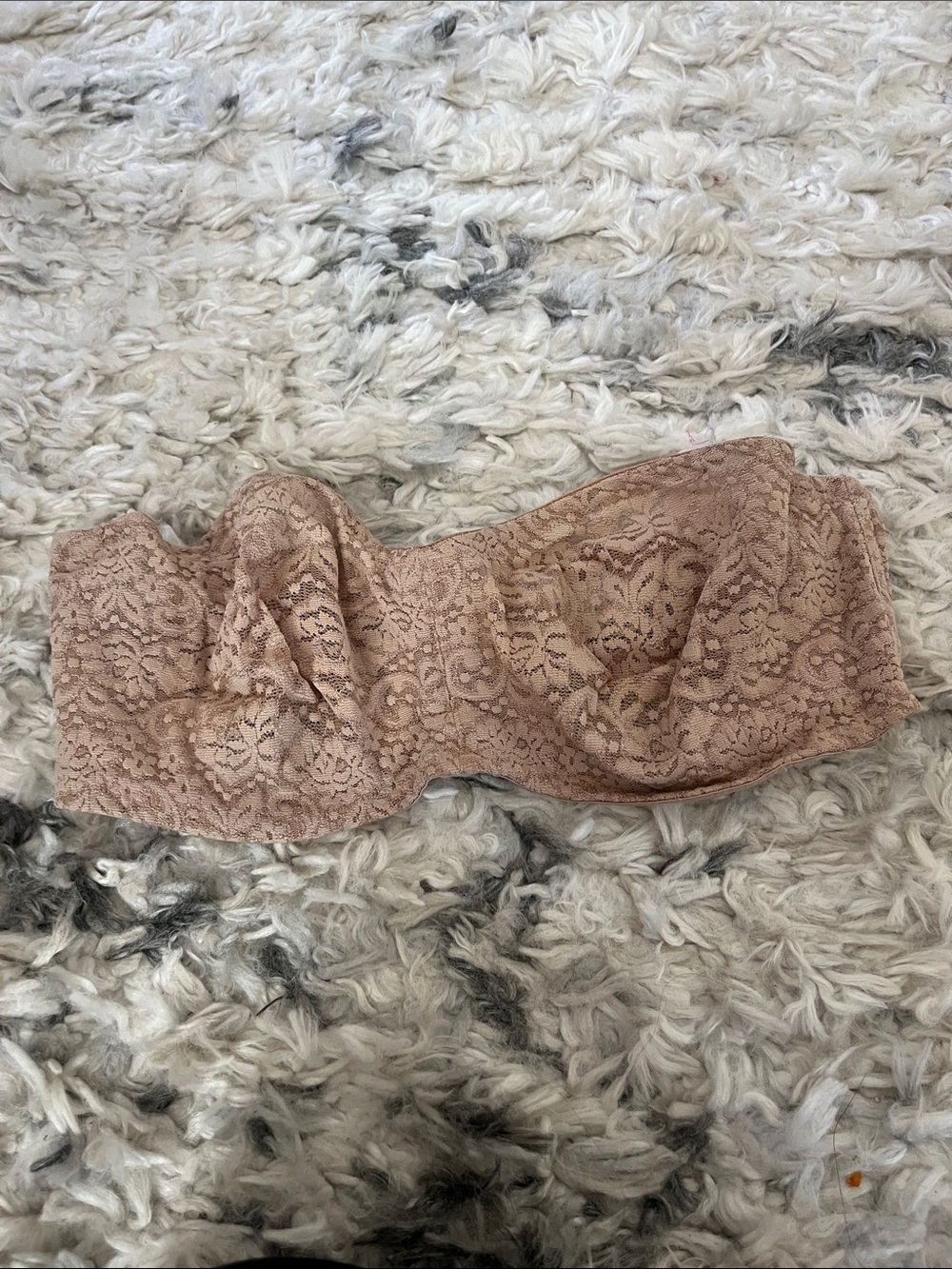 Wacoal strapless lace bra 36D